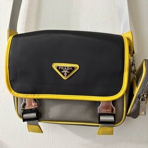 COPY - Prada Chic Yellow and Gray Detail